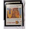 Image 4 : Three original framed cigarette ads, 12" X 15"