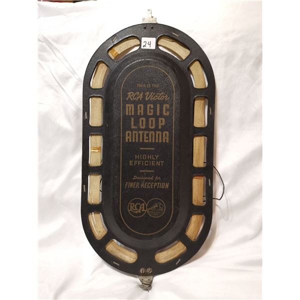 Antique RCA Victor advertising antenna, 18"