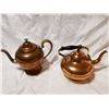 Image 5 : Two vintage copper teapots