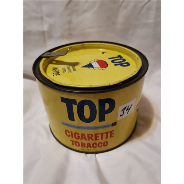 Top tobacco tin, great condition