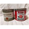 Image 1 : Rose and Old Chum tobacco tins