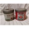 Image 4 : Rose and Old Chum tobacco tins