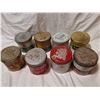 Image 5 : 8 Tobacco tins