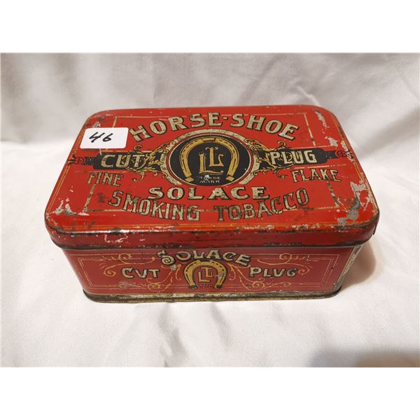 Old Horseshoe tobacco tin