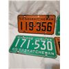 Image 3 : 1950, 63, 65 Saskatchewan license plates