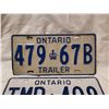 Image 2 : Three Ontario license plates