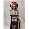 Image 3 : Thermometer gas pump shaped sign 19" - tin