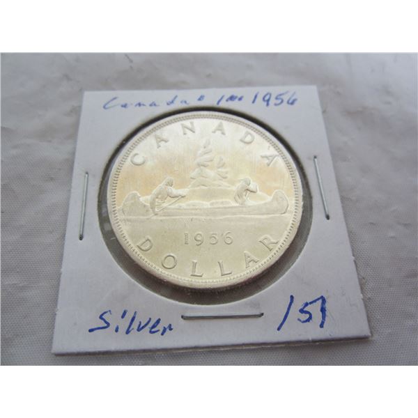 1956 Canadian Silver Dollar