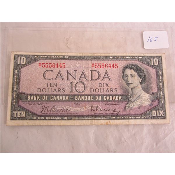 1954 Ten Dollar Bill