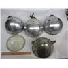 Image 2 : 4 Antique Car or Truck Headlights one Lens marked Ford