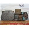 Image 1 : 5 Antique Printing Blocks Tractor ect