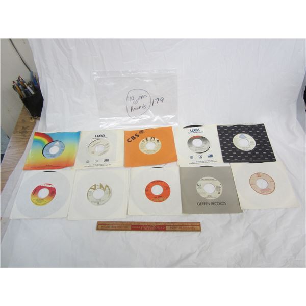 10 Records 45's Excellent Condition