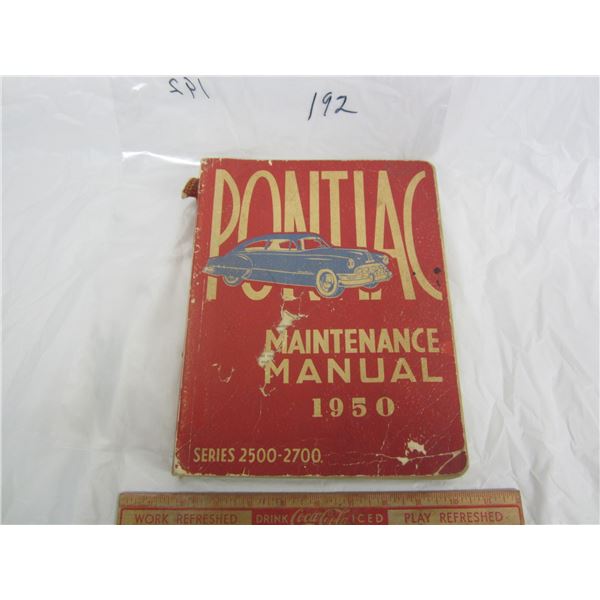 Pontiac Service Manual 1950