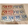 Image 2 : 3 Pair of License Plates 1972, 1975, 1976