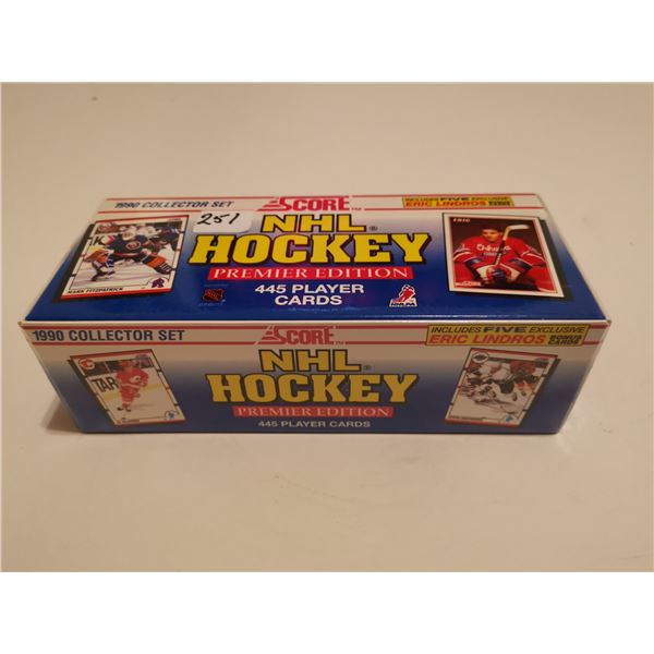 1990 Score Premier Edition Hockey Cards Full box