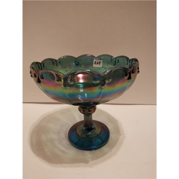 Large Carnival Fruit Bowl 8" 7" High