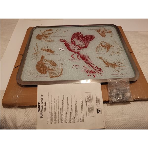 Wild Game Bird Surface Saver, Cutting Board 20x16, Not Used