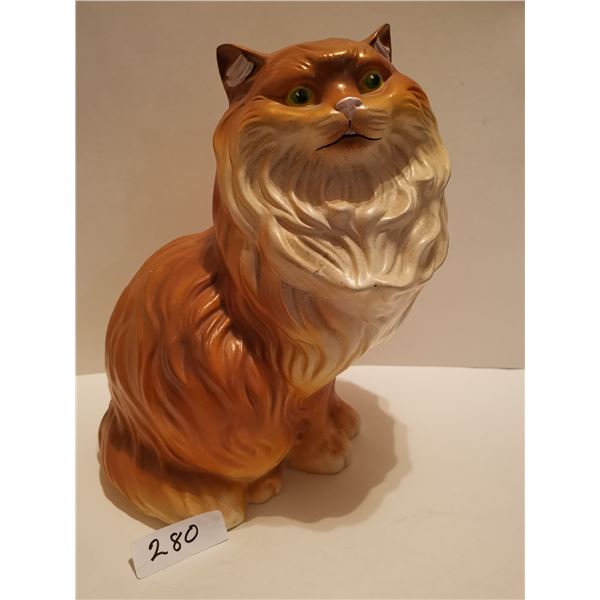 Vintage Large Ceramic Cat 14" Tall