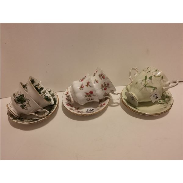 6 Royal Albert Cups & Saucers