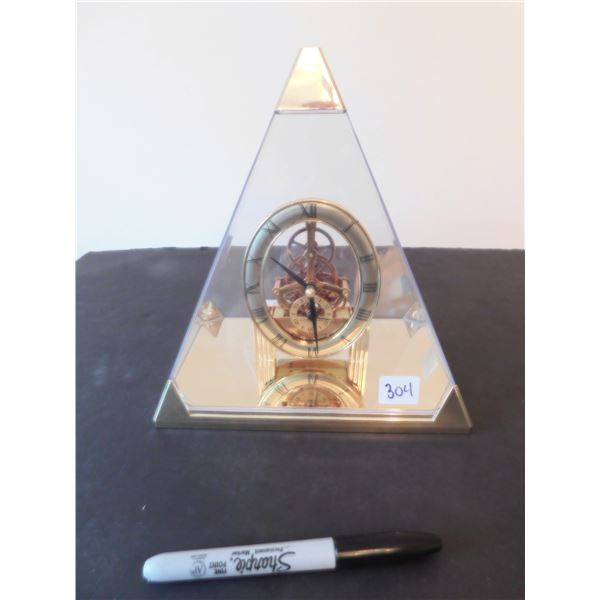 HOWARD MILLER PYRAMID COVERED CLOCK