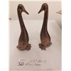 5 ½” PAIR OF BRASS GEESE