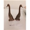 Image 2 : 5 ½” PAIR OF BRASS GEESE