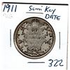 1911 SEMI KEY DATE 50 CENT PIECE