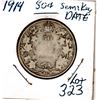 Image 1 : 1914 SEMI KEY DATE 50 CENT PIECE
