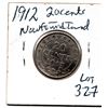 Image 1 : 1912 NEWFOUNDLAND 20 CENT PIECE
