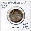 Image 2 : 1870 NEWFOUNDLAND 20 CENT PIECE