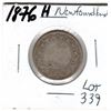 1876H NEWFOUNDLAND 20 CENT PIECE