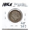Image 2 : 1876H NEWFOUNDLAND 20 CENT PIECE