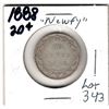 Image 1 : 1888 NEWFOUNDLAND 20 CENT PIECE