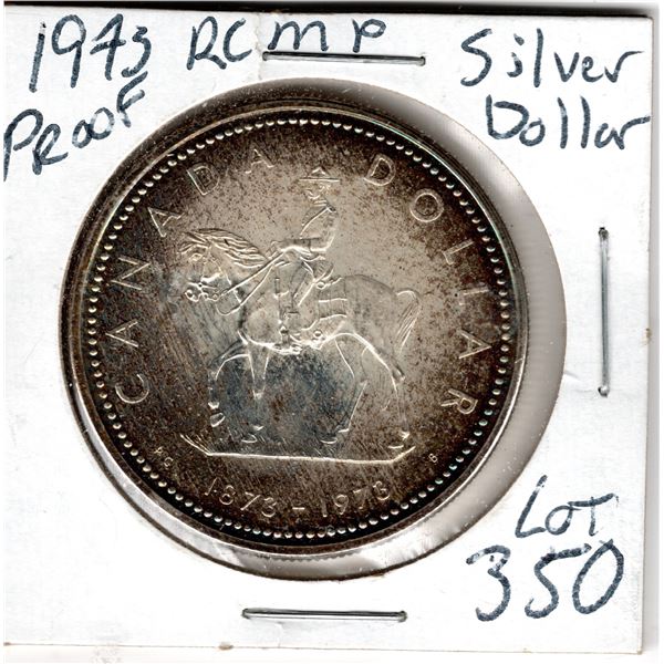 1973 RCMP PROOF SILVER DOLLAR