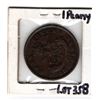 Image 2 : 1850 BANK OF UPPER CANADA ONE CENT