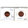 Image 1 : 2 UNC 1949 ONE CENT