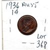 Image 2 : 1936 AU55 ONE CENT