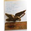 Image 1 : VINTAGE SPRING ACTION SOLID BRASS BIRD PAPER CLIP NOTE HOLDER