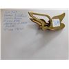 Image 2 : VINTAGE SPRING ACTION SOLID BRASS BIRD PAPER CLIP NOTE HOLDER
