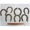 Image 1 : 7 Turn of the Century Horse Shoes circa 1900