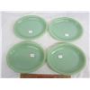 Image 2 : 4 Jadeite Platters 9 and 3/4 inches no chips or cracks