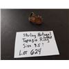Image 5 : LOT 624 STERLING PORTUGAL TOPAZIO LOCKET RING