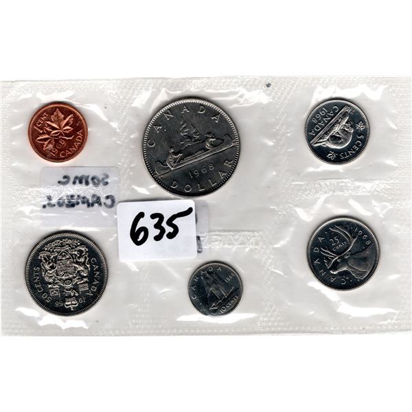 LOT 635 1968 PROOF LIKE SET SOME CAMEOS