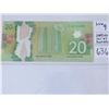 Image 2 : LOT 636 $20 POLYMER NOTE LOW LAST DIGIT OF SERIAL NUMBER ERROR