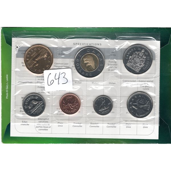 LOT 643 2000W PROOF LIKE SET