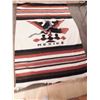 Image 1 : LOT 669 WOVEN WOOL MEXICAN BLANKET 49” BY 72”