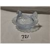 Image 2 : Miniature Baby Blue Hen on Nest, 2.75in. Long