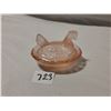 Image 2 : Miniature Peachy Glass Hen on Nest, 2.5in.