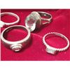 Image 3 : 5 Vintage Sterling Silver Rings w/ Box