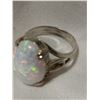 Image 4 : Vintage Opal Sterling Silver Ring